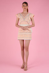 Peach Floral Dress4105 video